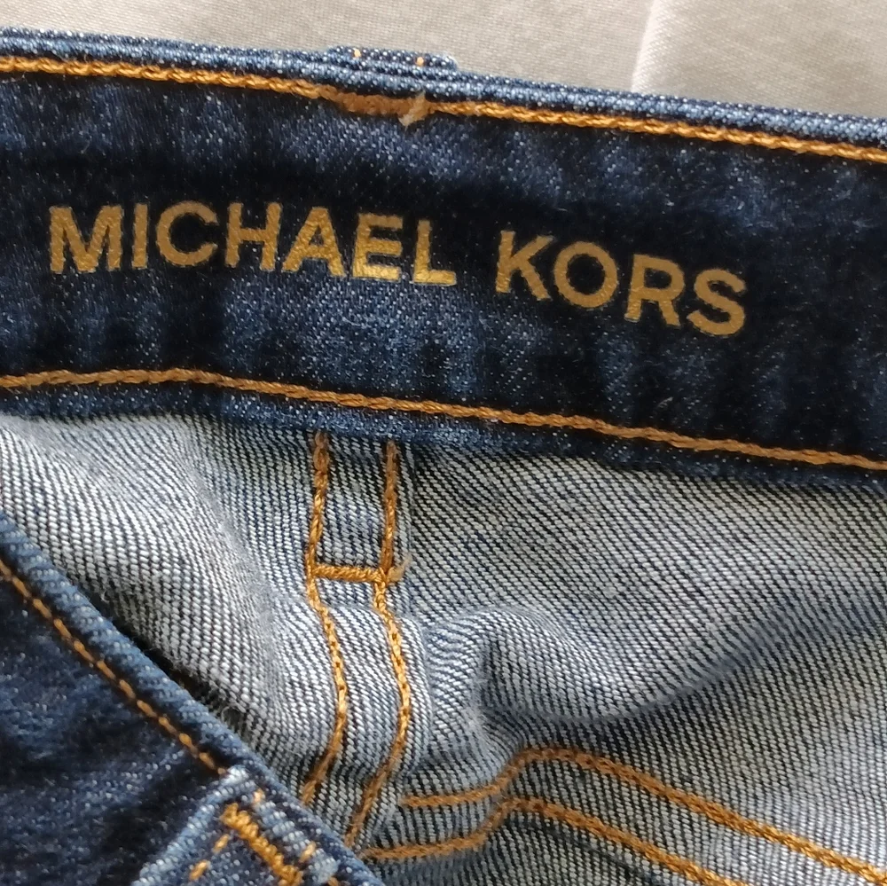 Michael Kors Jeans Women 10 Dark Blue Flare  Academia Casual Versatile Rodeo Y2K